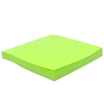 Клейкие листики KUVERT "Sticky" 76 х 76 мм, неон-зеленый, 100 листов