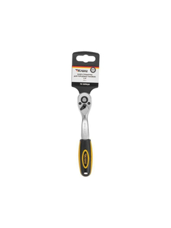 Ключ-трещотка для торцовых головок 1/4 СrV 72 зубца Kranz KR-12-8403
