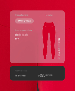 OYSHO Легинсы Comfortlux длиной до щиколотки с высокой посадкой, насыщенный красный