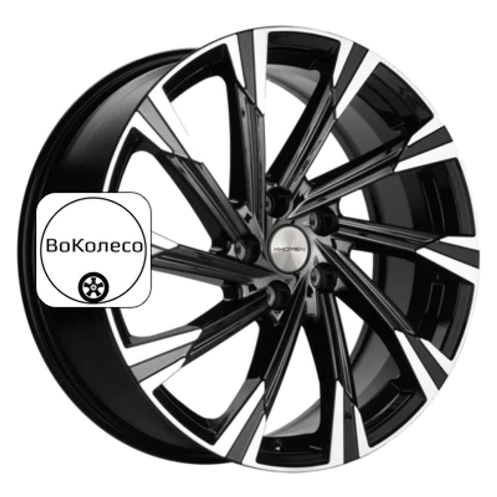 7,5x19/5x114,3 ET40 D66,6 KHW1901 (Haval Dargo) Black-FP Khomen Wheels