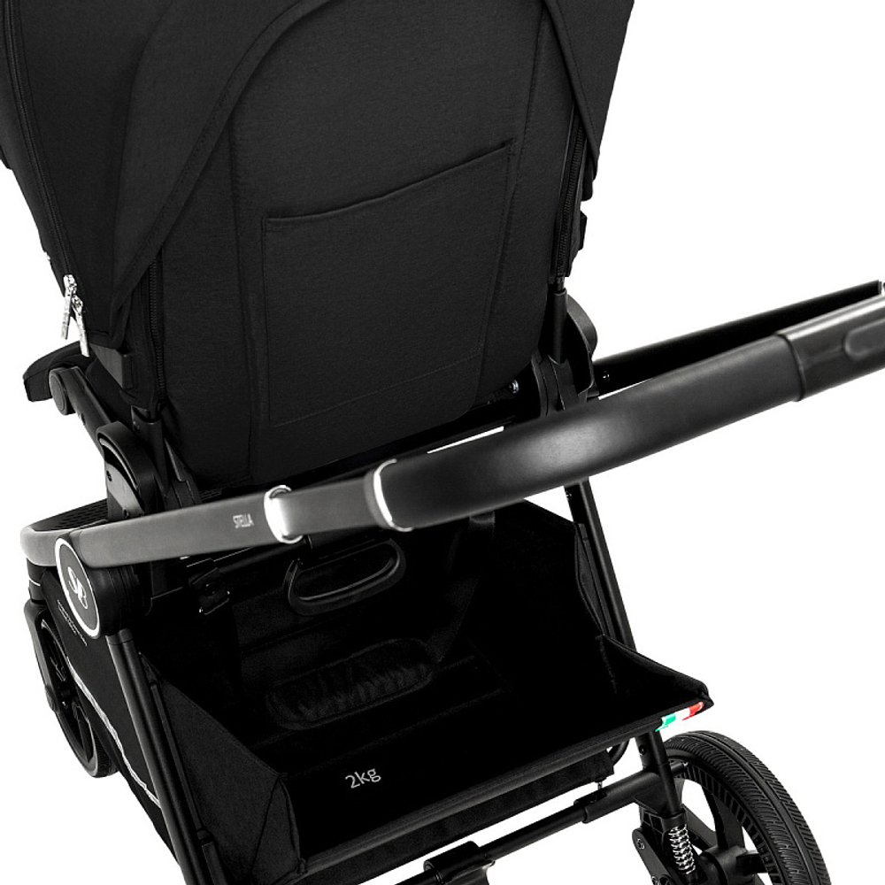 Детская коляска Sweet Baby Stella 2 в 1 427302, Black
