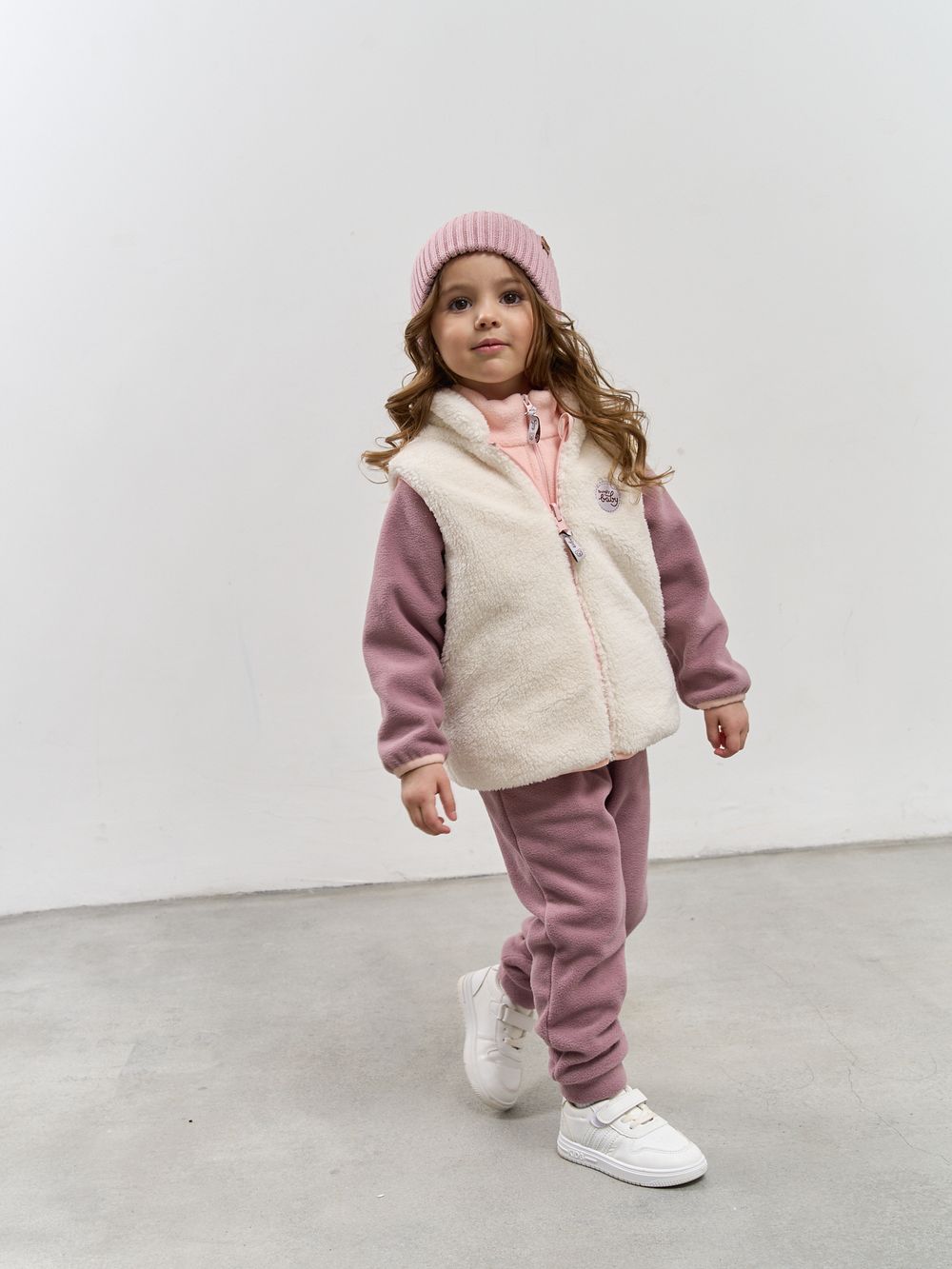 Жилет двусторонний "Пудра" 0+