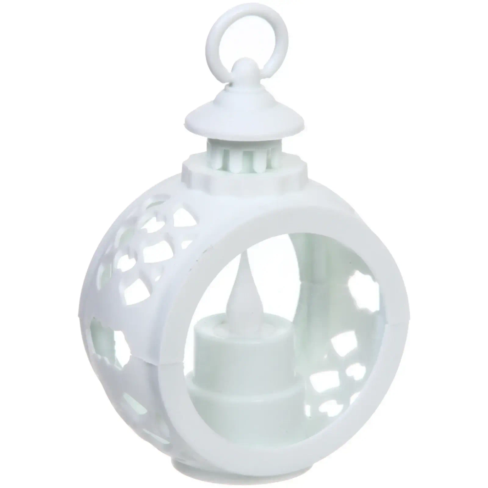 Сувенир с подсветкой «Горящая свеча» 8,5*12 см, Белый