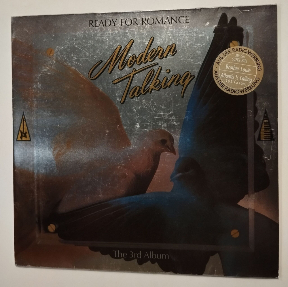 Винтажная виниловая пластинка LP Modern Talking Ready For Romance The 3rd Album (Germany 1986)