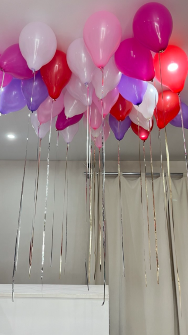 Коробка-сюрприз с шарами №188