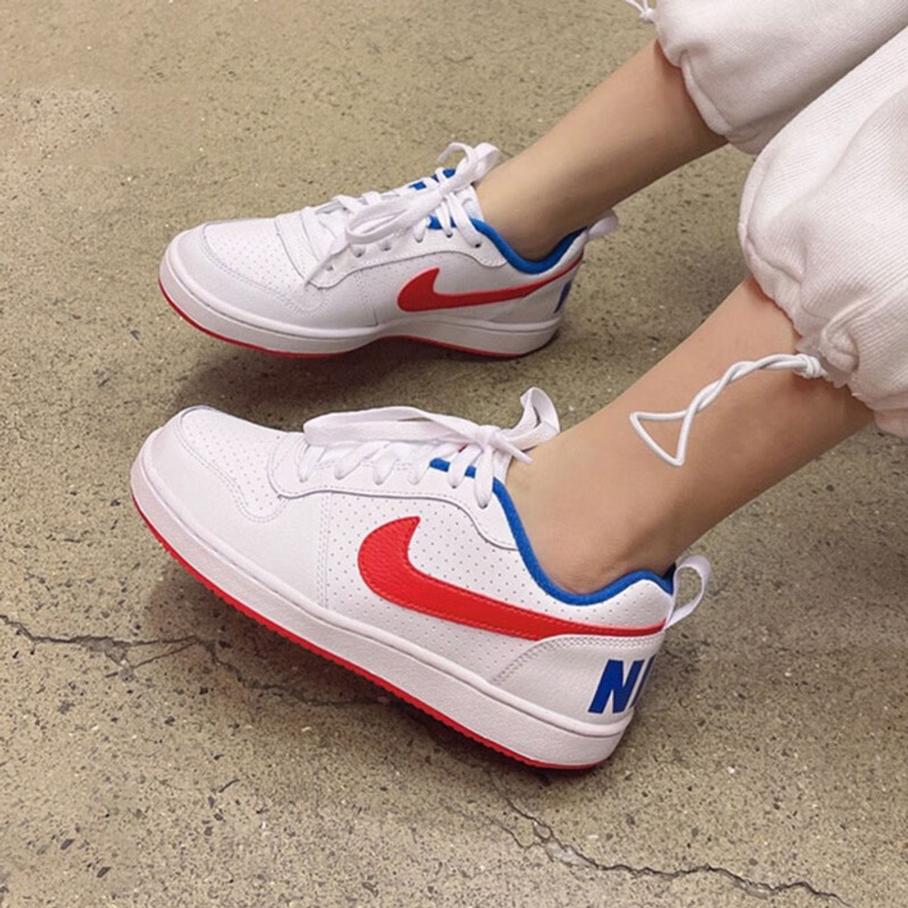 Женские кроссовки Nike Court Borough Low 'White Blue Red' DM2420-164