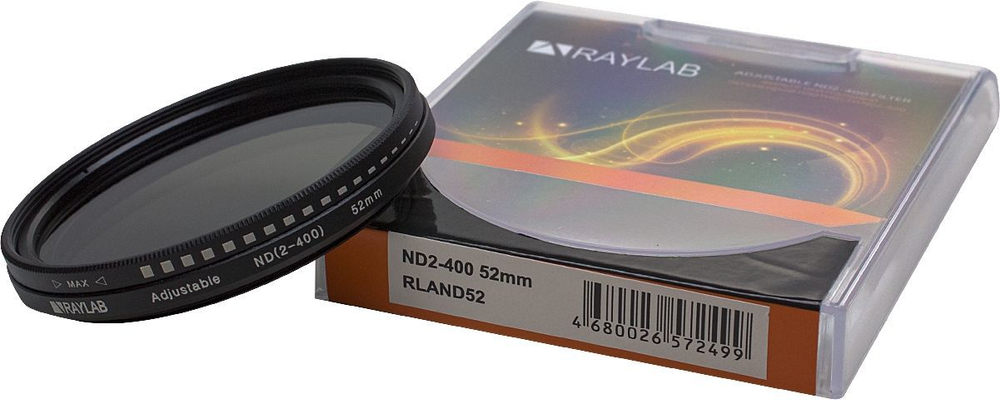Фильтр нейтральный RayLab ND2-400 52mm
