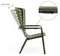 Пластиковое кресло Folio зеленое