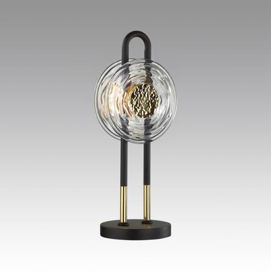 5407/12TL MODERN ODL_EX24 135 черный/золотой/металл/стекло Настольная лампа LED 12W 3000K 1005Лм MAGNET