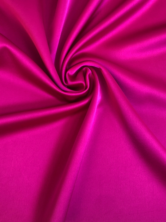Атлас, фуксия, плотный, глянцевый Скарлет