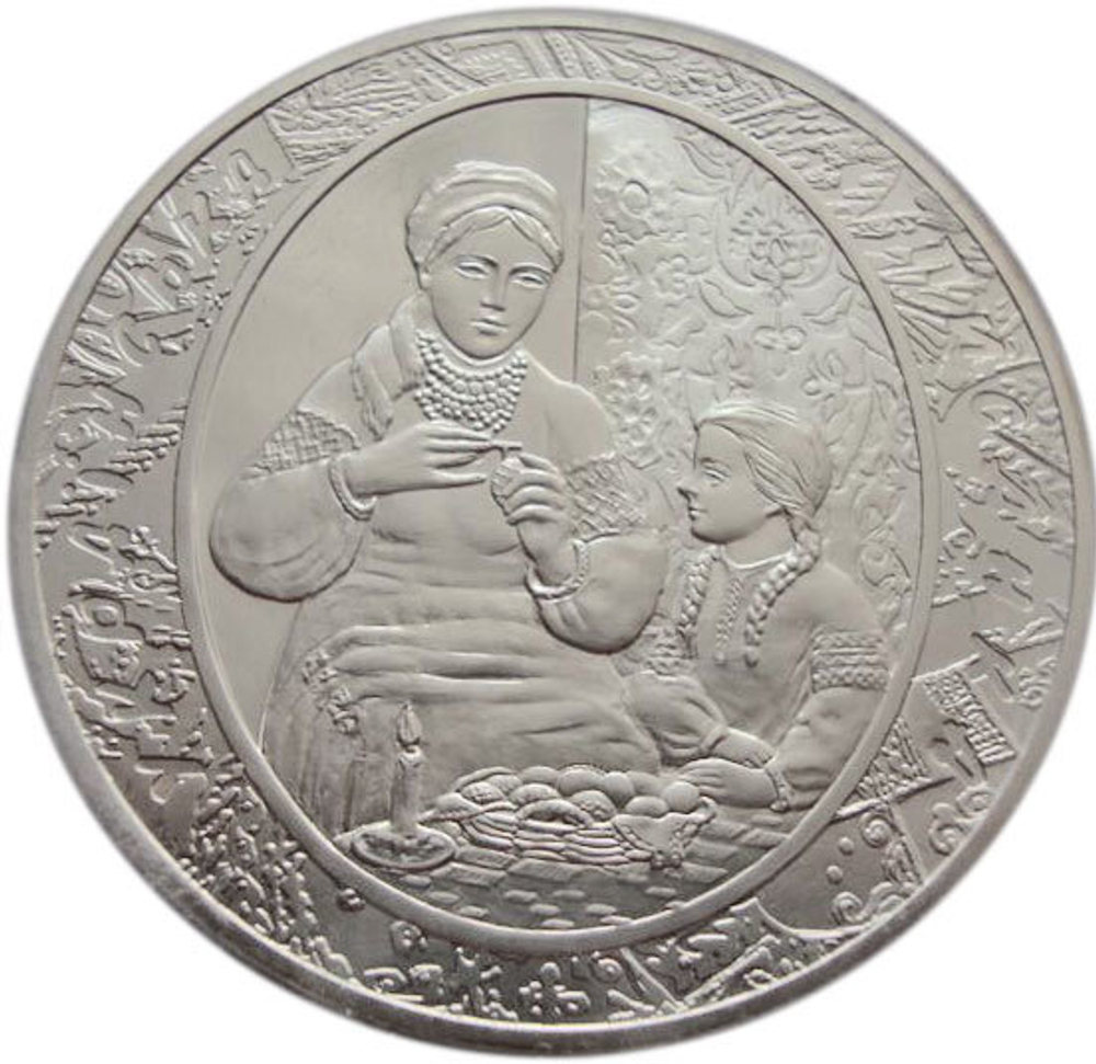 10 гривен.  Украинская писанка. Крым. 2009 год. Серебро. В подарочной упаковке