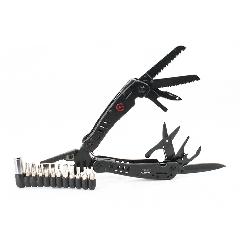 Мультитул &quot;Ganzo&quot;, 105x50x20 мм, 26 предмета, цв. черный