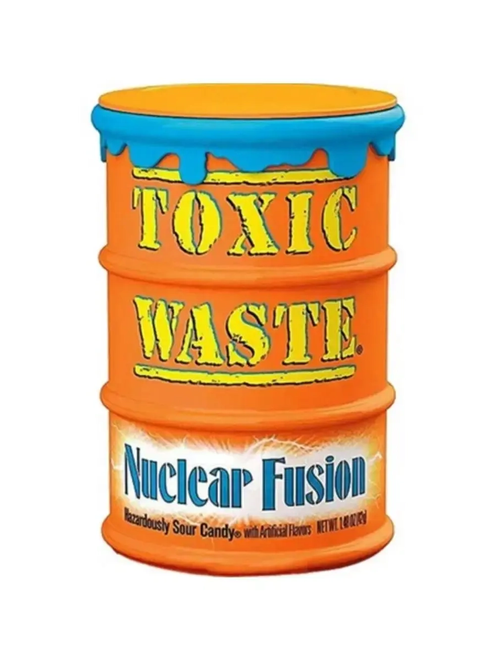 Кислые леденцы Toxic Waste Sour Candy Фиолетовая бочка