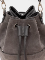 сумка через плечо маленькая натуральная замша