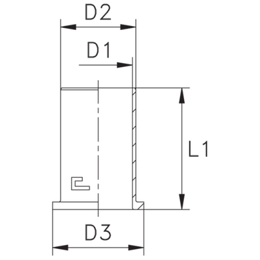 Втулка усиливающая DN 10 (без резьбы)