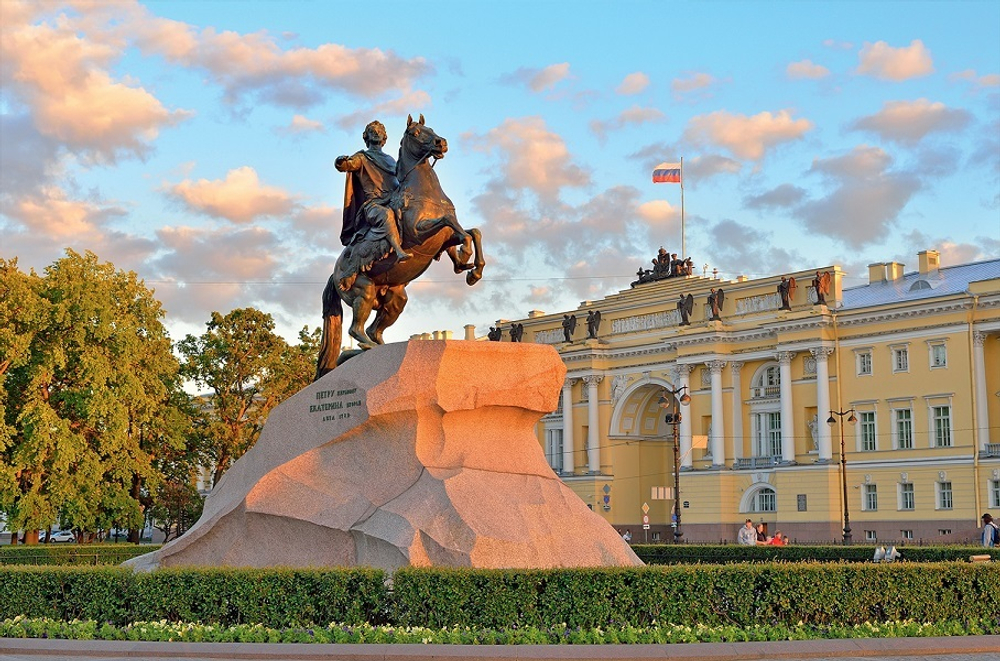 Календарь трехсекционный СУПЕРПРЕМИУМ с магнитным курсором на 2026 год, "Питер.Медный Всадник"