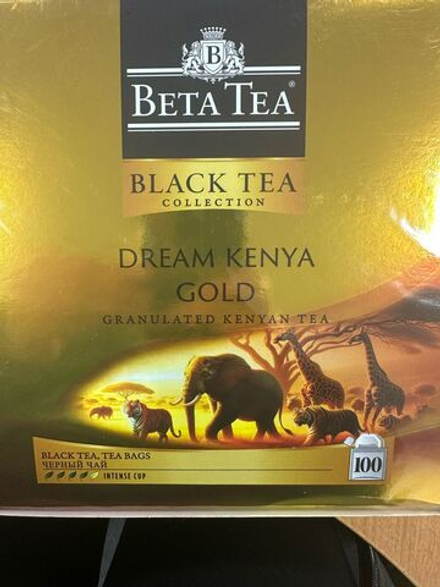 Чай черный Beta Tea Gold 100 пакетиков