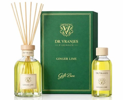 Dr. Vranjes GINGER LIME Diffuser 250 ml + 150 ml Refill Gift Box 1 pcs
