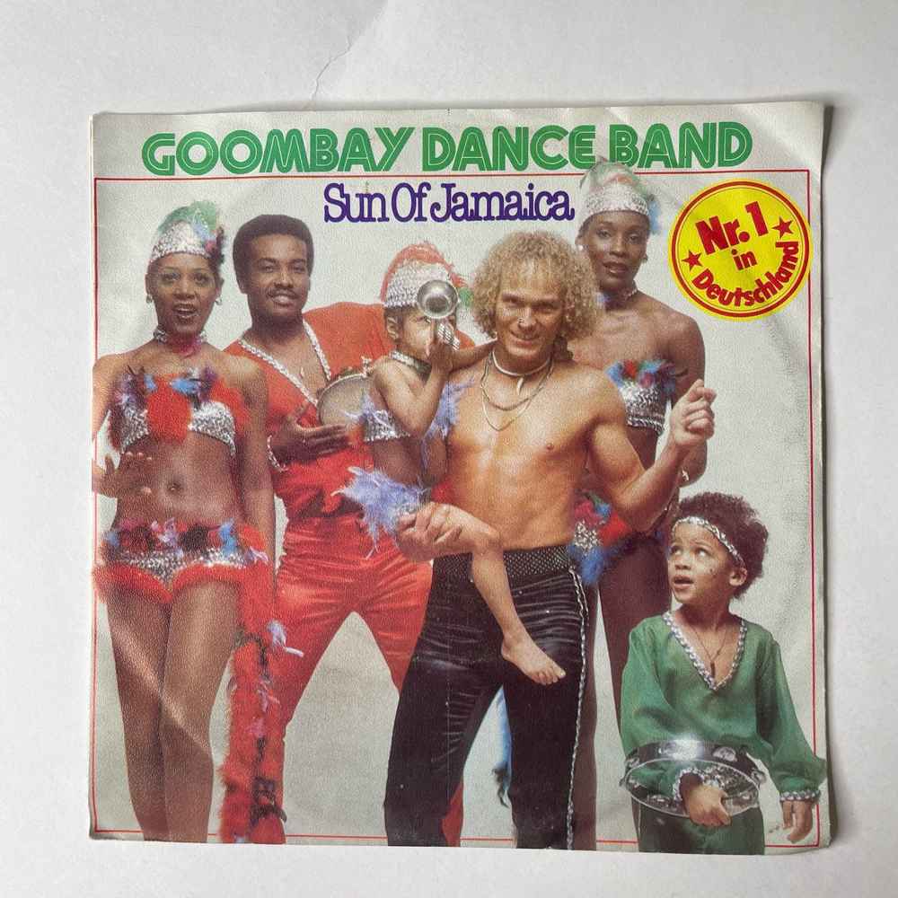 Винтажная виниловая пластинка 7 дюймов (маленькая пластинка) Goombay Dance Band Sun Of Jamaica (Germany 1979)