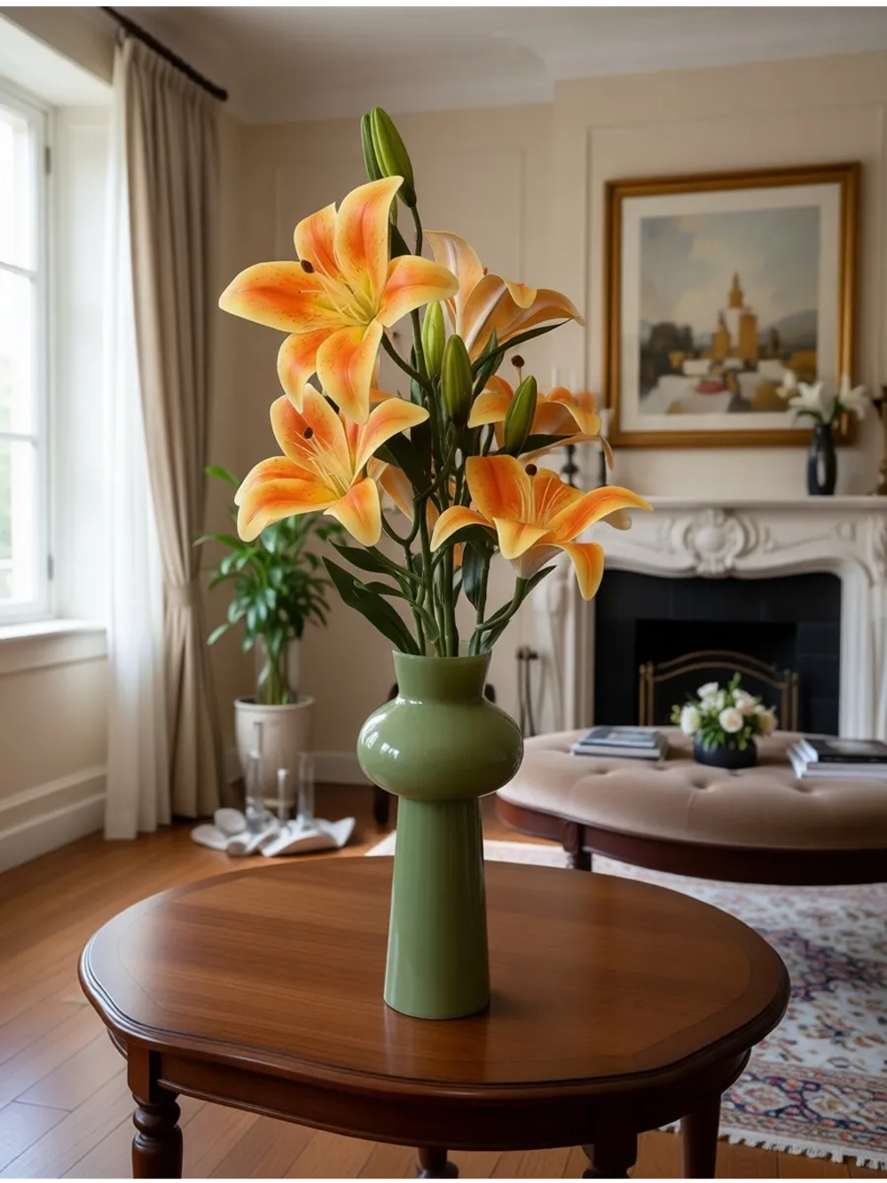 Букет искусственных лилий