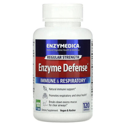 Для пищеварительной системы Enzymedica, Enzyme Defense, 120 капсул