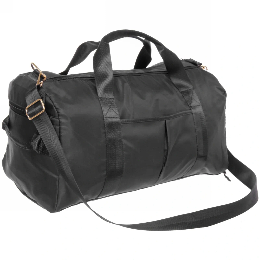 Сумка спортивная «Sport Today»,водонепроницаемый отдел + 2 кармана+отдел под обувь, цвет черный, 42*24*18 см