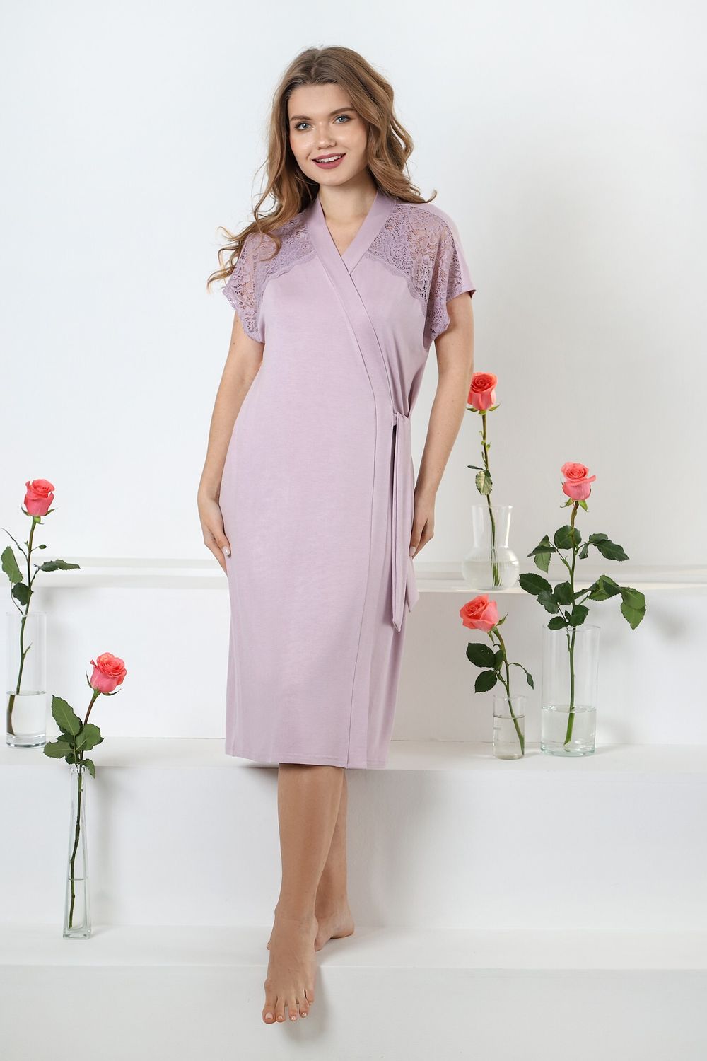 Халат Блаженство-3 Виотекс ЛИЛОВЫЙ