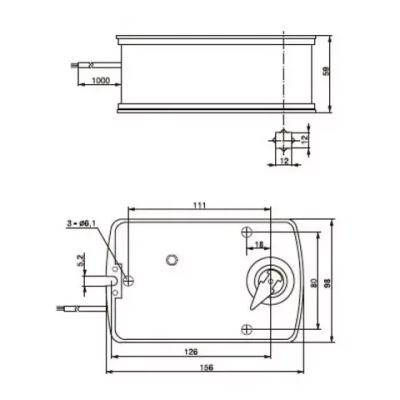 Электропривод TASA 1-10S реверсивный