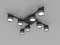 CL-DOT-R001-GX53*8 BK (1) Люстра NW #