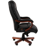 Офисное кресло CHAIRMAN 503, натуральная кожа/экокожа