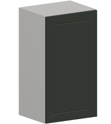 Кухня Модуль ШВ 400 Белый / Насыщенно-зеленый