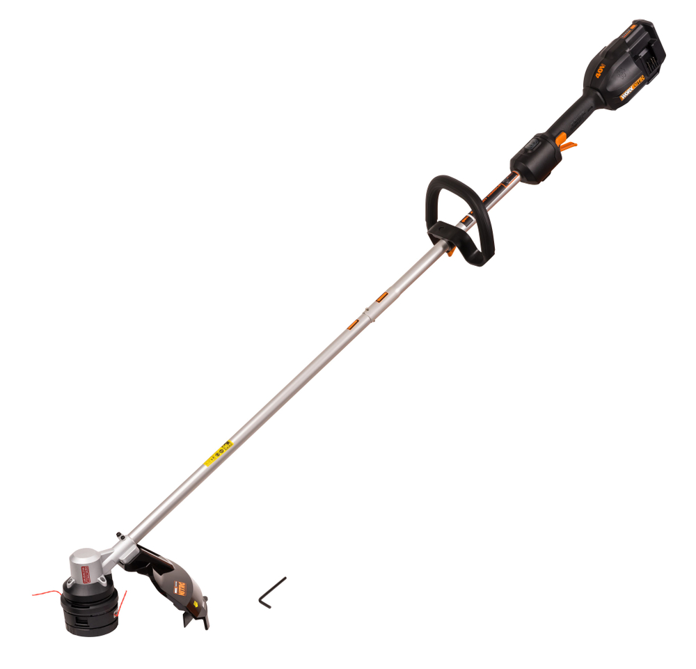 Триммер аккумуляторный бесщёточный WORX WG185E.9 40 В 38 см без АКБ и ЗУ коробка
