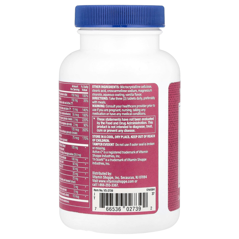 The Vitamin Shoppe, Ultimate Woman® 50+, мультивитамины и мультиминералы, 180 таблеток
