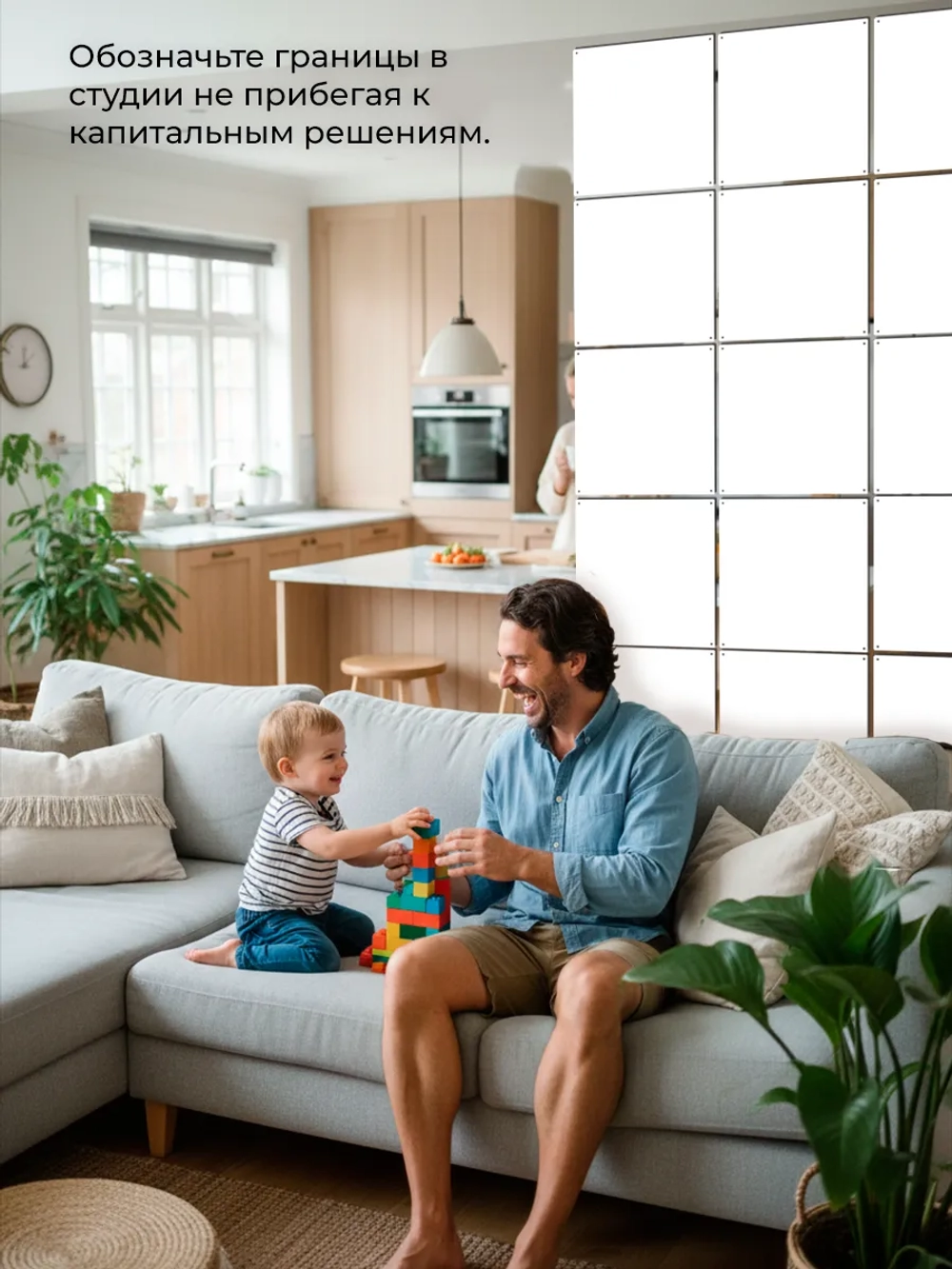 Ширма перегородка для зонирования