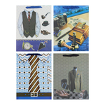 Подарочный пакет Basir, серия "Мужская тематика", 11,5*14,5*6 см, ассорти