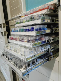 QBox Набор выкатных полок, борт 10 мм (2/4/6/8 шт)