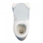 Унитаз моноблок Comforty CF3C6327P, горизонтальный выпуск, сиденье дюропласт с микролифтом тонкое, двухрежимный