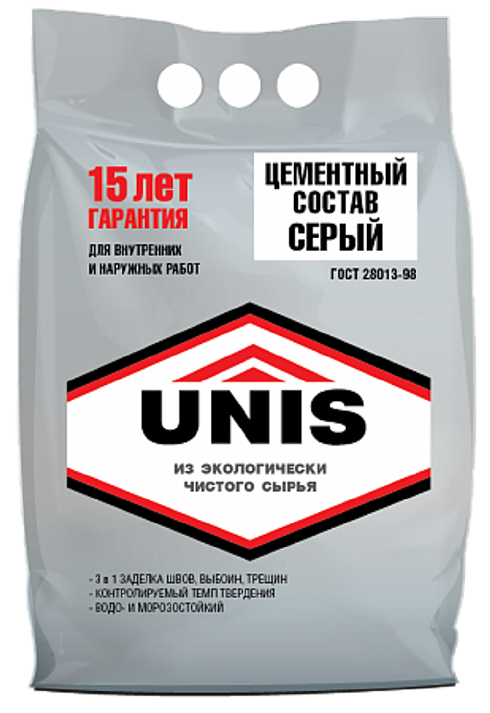 Цементный состав серый Unis 5 кг