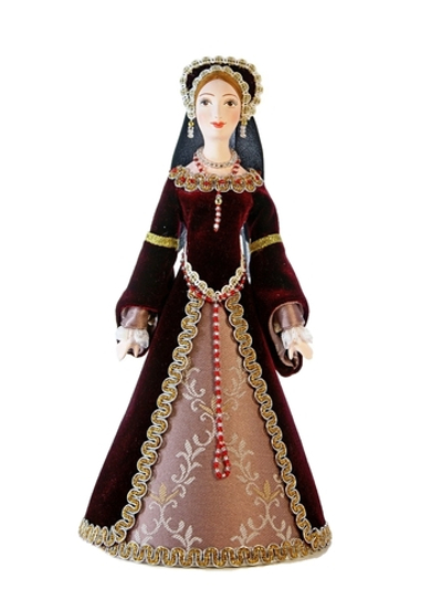 Кукла коллекционная Леди Джейн в костюме 16 века Англия