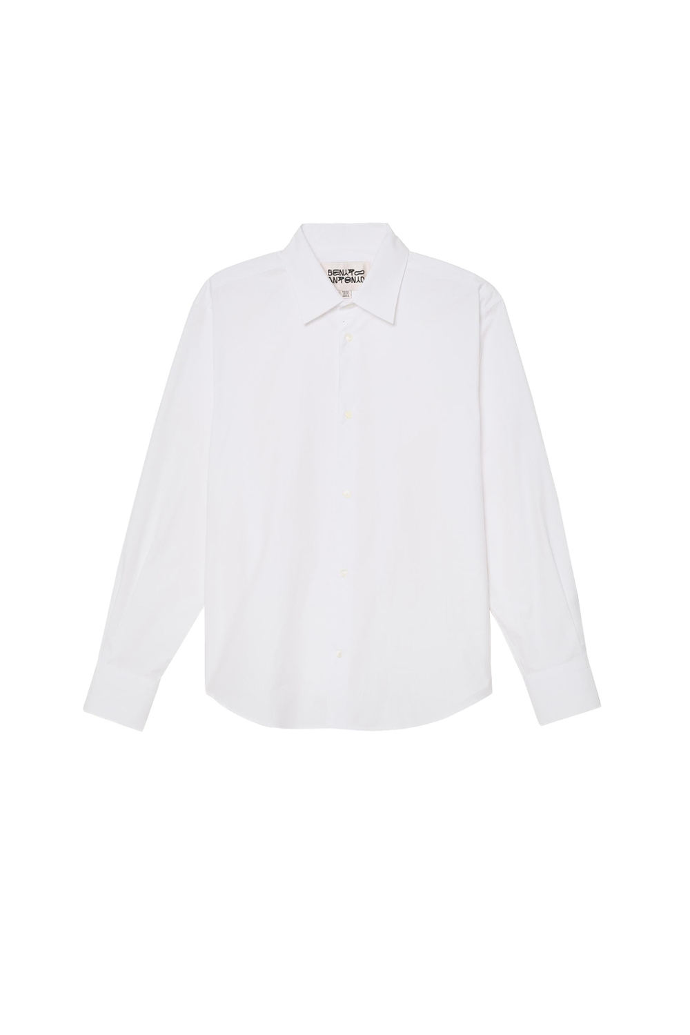 ZARA X BENITO ANTONIO РУБАШКА ИЗ 100% ХЛОПКА, БЕЛЫЙ