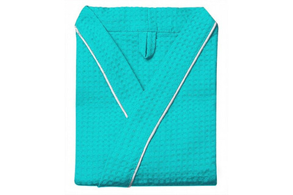 Халат вафельный GoodNight с кантом 42-44 (S) изумруд