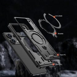 Чехол Magneto Case с кольцом для Poco X6