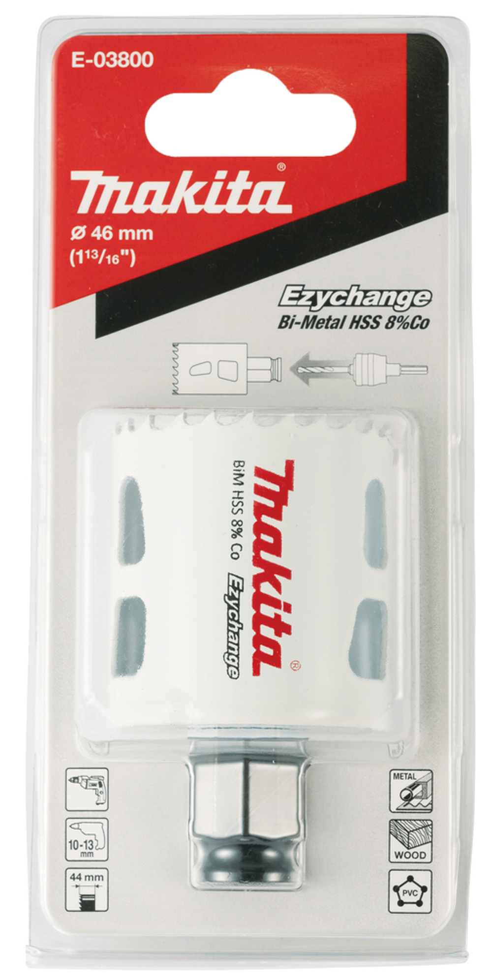 Коронка BiM 46x44 мм Ezychange Makita E-03800