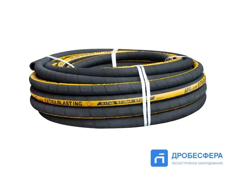 Пескоструйный рукав APG BLAST-25 бухта 10м 25х39 мм арт. APG2539-10