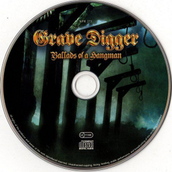 GRAVE DIGGER - Ballads of a Hangman, музыкальный компакт диск, Napalm Records