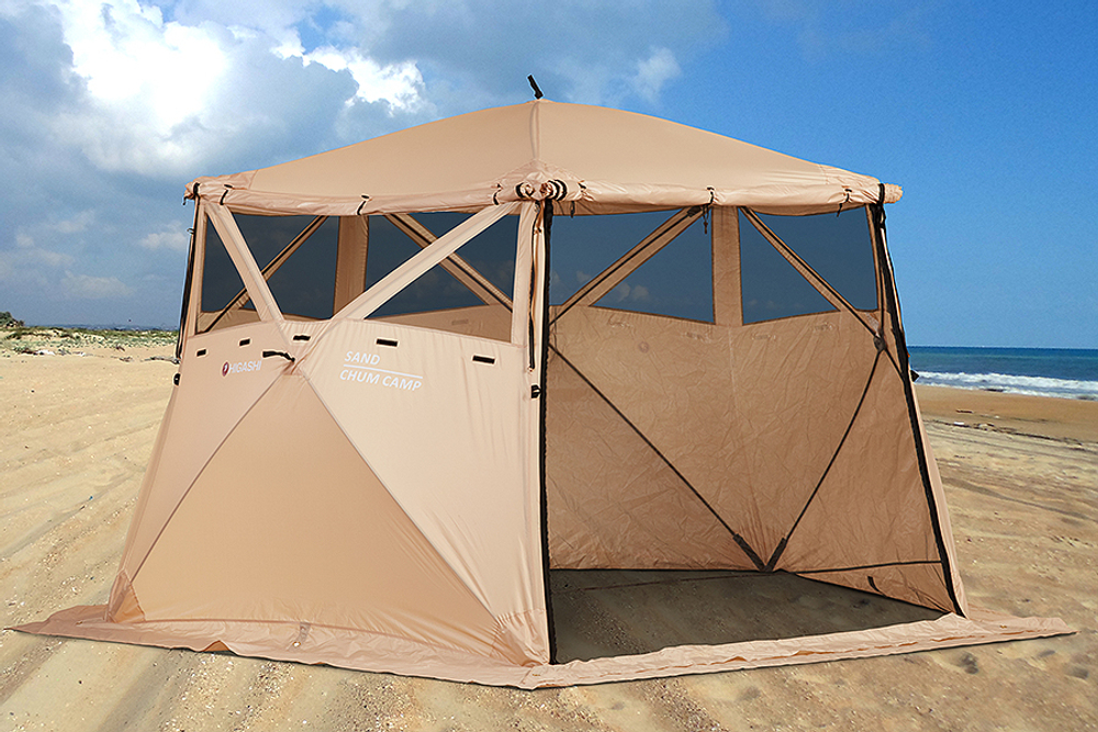 Шатер Higashi Chum Camp Sand (325х325см по диагонали)