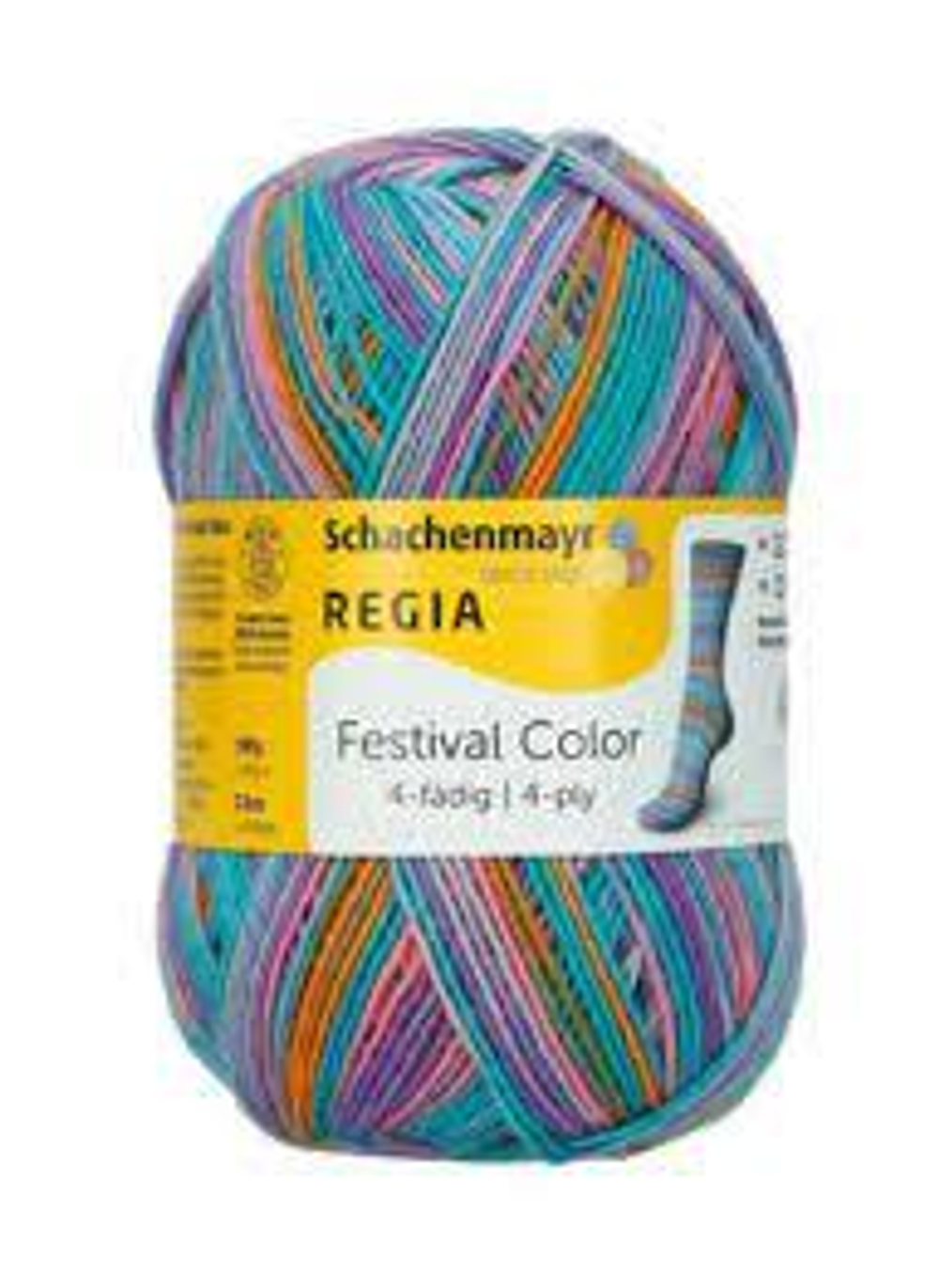 Пряжа Regia 4-fadig Color 100g 02881