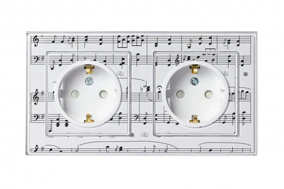 Розетка 1-м СП AtlasDesign Art 16А IP20 с заземл. защ. шторки механизм бел. SE ATN200145