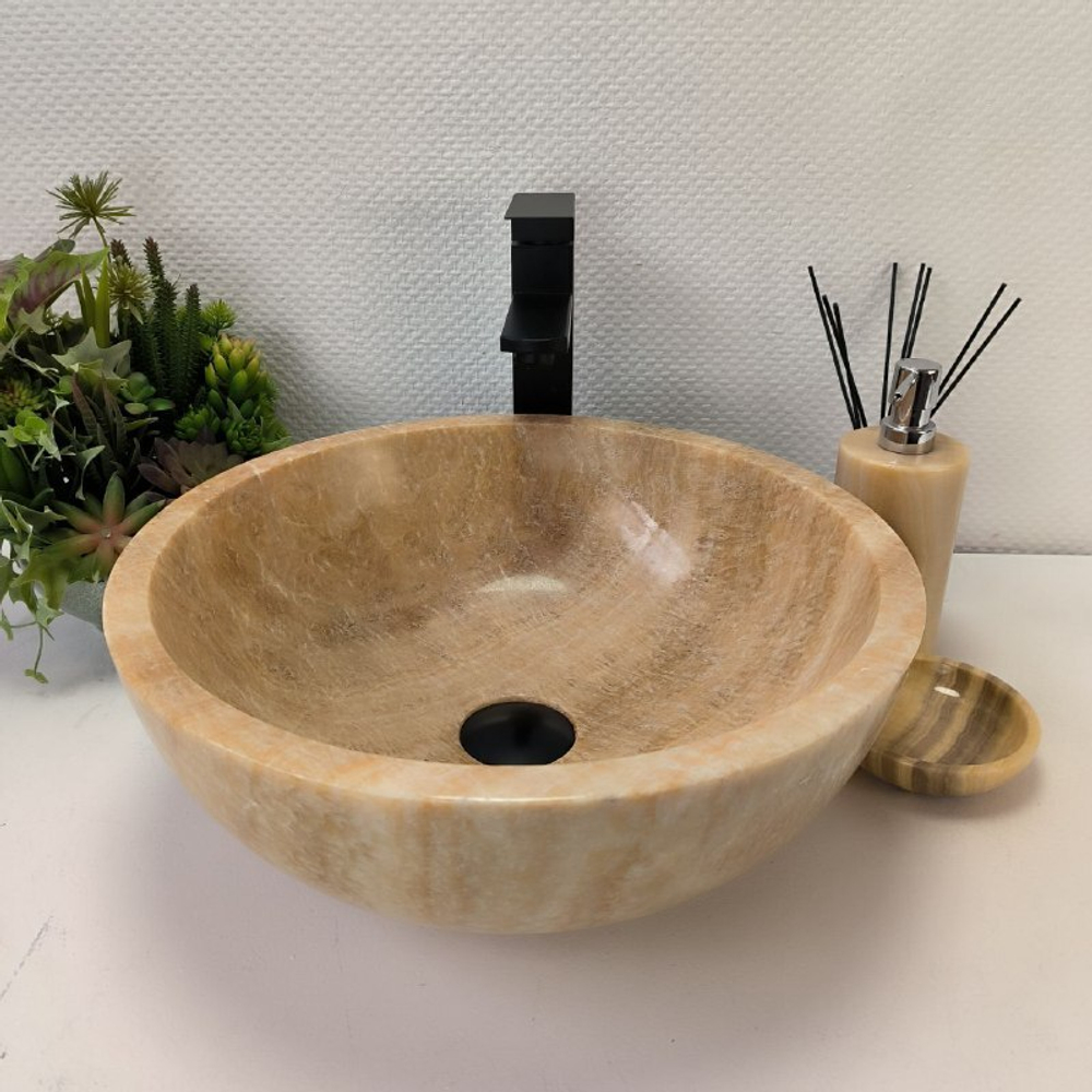 Раковина из оникса Bowl Sunset Small BO-63028 40*40*15 140