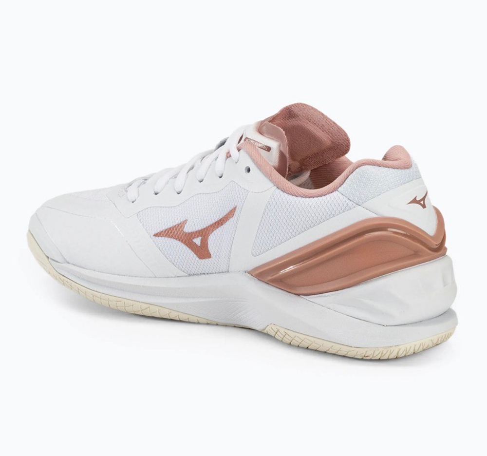 MIZUNO, WAVE STEALTH NEO, HANDBALL, White / Rose / Snow White, WOMEN, US 10 /EUR 41 /UK 7,5 /СМ 26,5